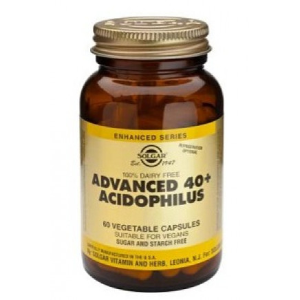 Advanced 40+ Acidophilus (100% Dairy Free) Vegetable Capsules