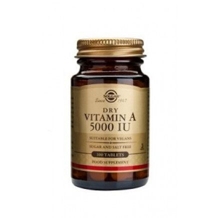 Dry Vitamin A 5000 IU Tablets	