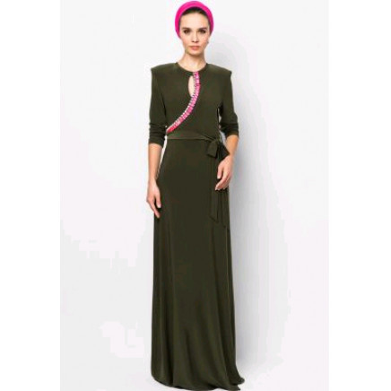 2014 Yyh Women Abaya Style Maxi Muslim Dress