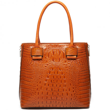 2015 Hot Sale Crocodile Pattern Tote Ladies Leather Bags (S871-B2983)