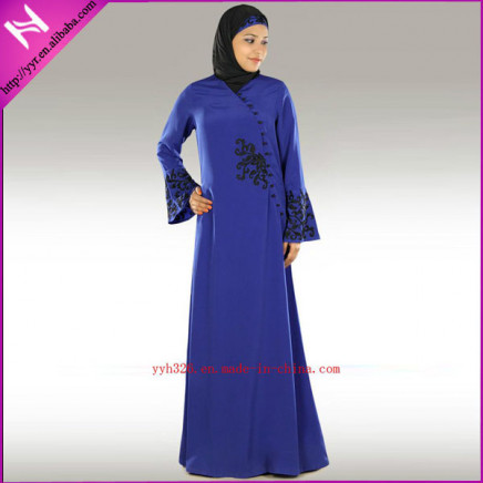 2015 Muslim Women Jalabiya Abaya Arab Kaftan