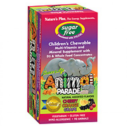 Animal Parade Sugar Free Children's Chewable - Assorted Flavor