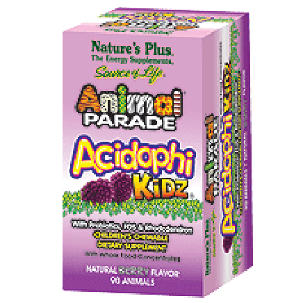 Animal Parade AcidophiKidz Children's Chewables - Berry Flavor
