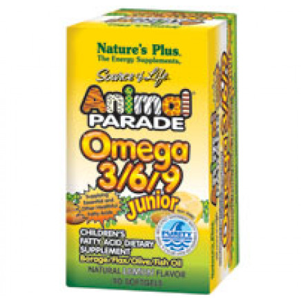 Animal Parade Omega 3/6/9 Junior Softgels