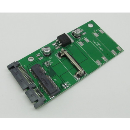 Converter 2.5cm 18+8pin mSATA Female to 15+7pin SATA Male Small