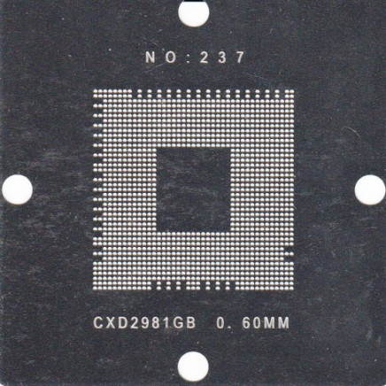 CXD2981GB Stencil 80x80mm