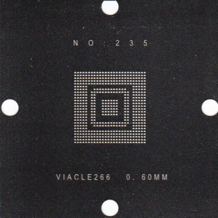 VIA CLE266 Stencil 80x80mm