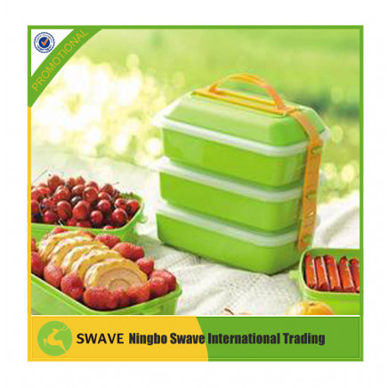 3 Layers Air-Tight Plastic Food Storage Containers Y95051
