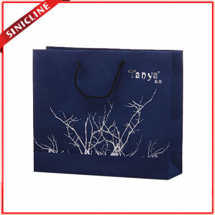 300g Grey Paper Luxury Shopping Paper Bag