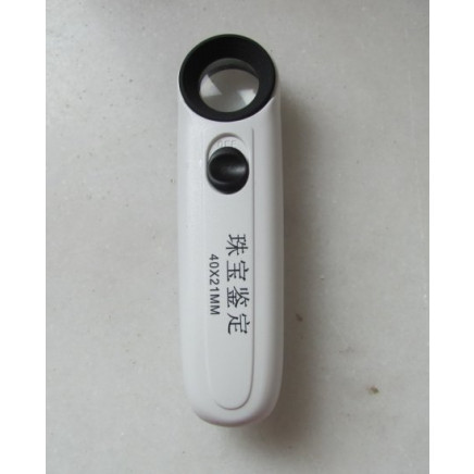 40X Hand-Hold Magnifier with LED
