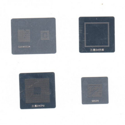 4pcs Samsung i9500 BGA Stencil Templates Heat Directly