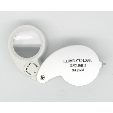 40X Mini Magnifier with LED