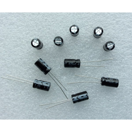 50pcs Electrolytic Capacitor 470UF 10V