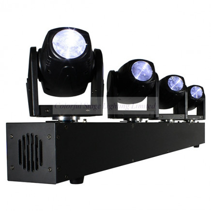 4X10W RGBW 4in1 4 Heads LED Beam Stage Lighting