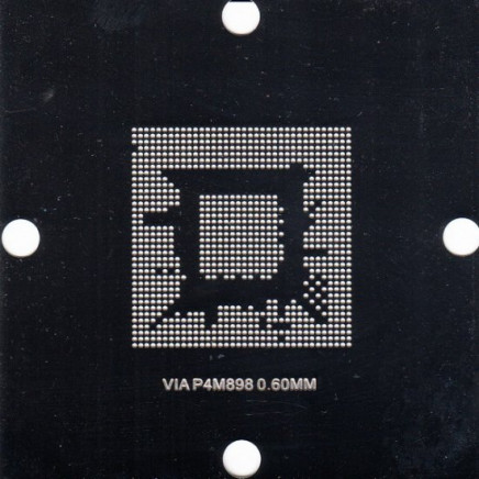 VIA P4M898 Stencil 80x80mm
