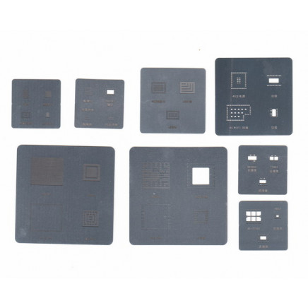 8pcs iPhone 4S BGA Stencil Templates Heat Directly