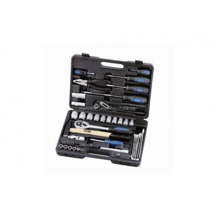 55 Pieces 1/2 and 1/4 Inch Socket Tool Set in Hand Tools