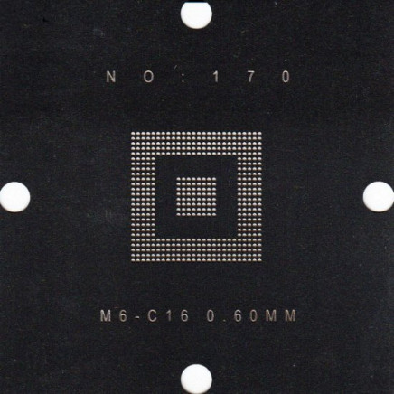 M6-C16 Stencil 80x80mm