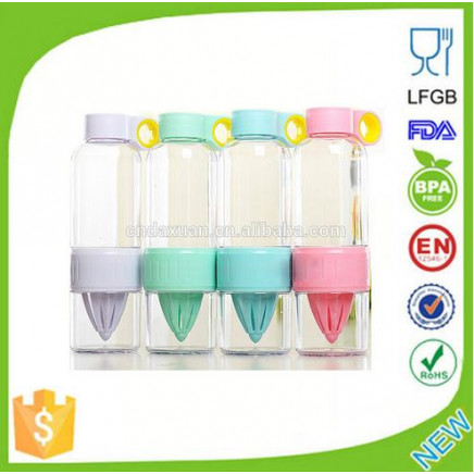 600ml Cheap Price Lemon Water Bottle with Infuser for Sale