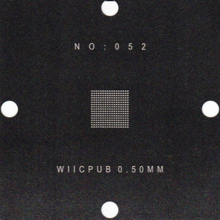 WII CPU Stencil 80x80mm