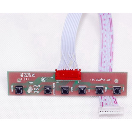 6-key keypad for LCD display controller boards