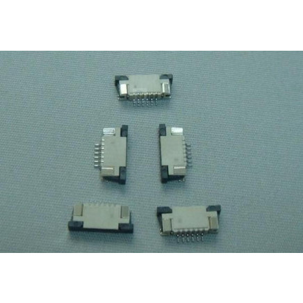 5pcs FFC/FPC Connector 6pin Pitch 1.0mm Top Contact