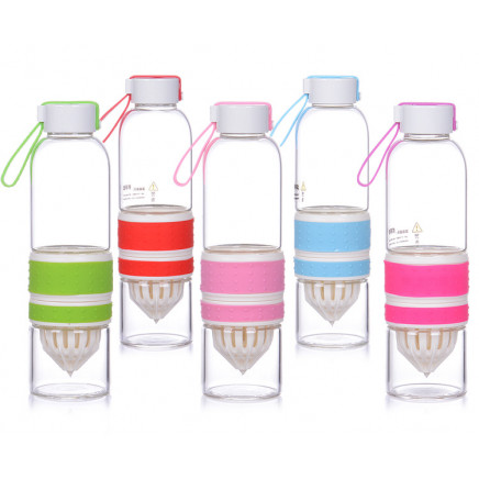 700ml Tritan Fruit Infuser Water Bottle, Lemon Cap Water Bottle