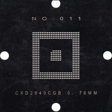 CXD2949CGB Stencil 80x80mm