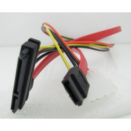 7+15 Pin to 4 Pin IDE Power Serial ATA SATA Data
