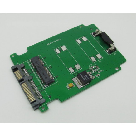 Converter 7cm 18+8pin mSATA Female to 15+7pin SATA Male Big