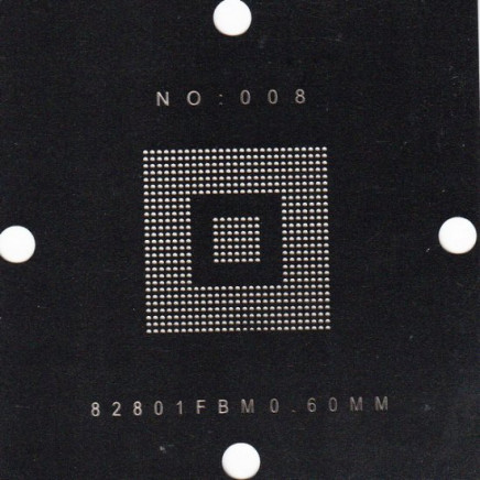 82801FBM Stencil 80x80mm