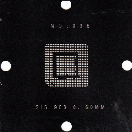SIS 968 Stencil 80x80mm