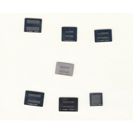 7pcs BGA Stencil Templates Heat Directly for DDR