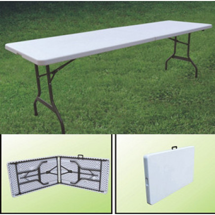8ft Blow Mold Plastic Banquet Folded Table (SY-240Z)