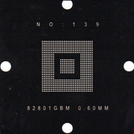 82801GBM Stencil 80x80mm