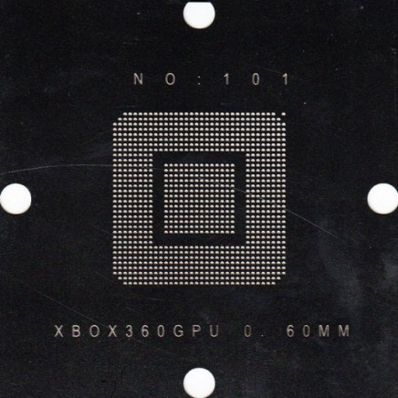 XBOX 360 GPU Stencil 80x80mm