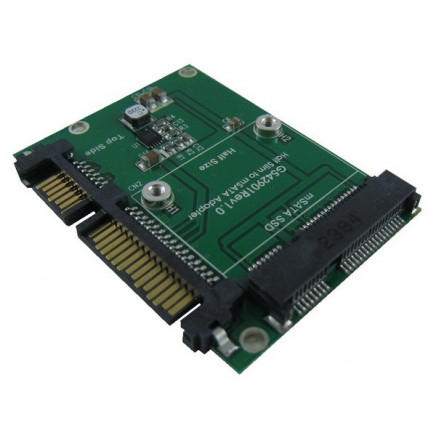 AD563FA9 SATA III to mSATA SSD Converter