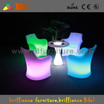 Acrylic Party Furniture with LED Lighting