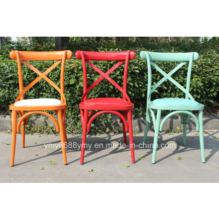 Aluminium Cross Back Chair for Bar, Restaurant and Party