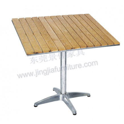 Aluminium Solid Wood Leisure Garden Dining Outdoor Furniture (JJ-TS11)