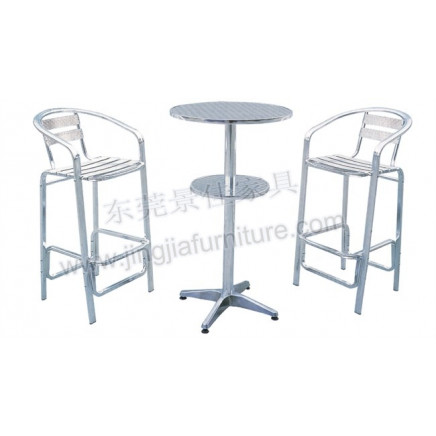 Aluminum Outdoor Bar Garden Coffee Hotel Leisure Chair (JJ-AB02)