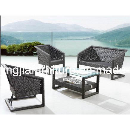 Aluminum Sofa Wicker Outdoor Rattan Patio Garden Dining Set