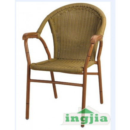 Aluminum Wicker Outdoor Rattan Dining Patio Garden Set (JC-28)