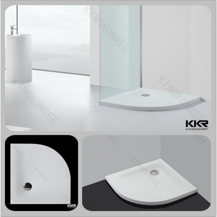 Anti-Skidding Stone Resin Bathroom Shower Base