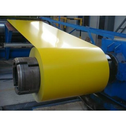 Anticorrosion Cold Rolled Prepainted Sulfur Yellow Galvanized Steel Coil