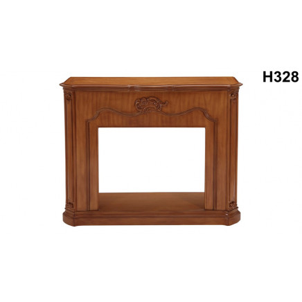 Antique Home Furniture Decoration Wood Fireplace (H328)