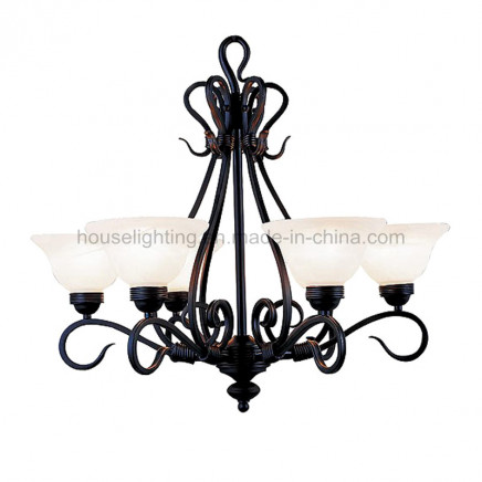 Archaized 6 Light Steel Chandelier CH-850-5040x6