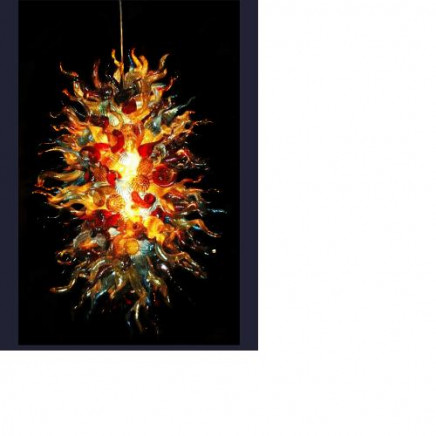 Artificial Glass Pendant Lighting Ornament