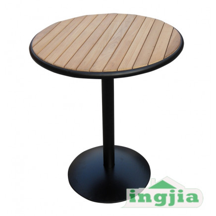 Ash Wood Aluminium Restaurant Hotel Dining Table (JT-83)