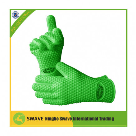 BPA-Free, FDA Approved 100% Pure Recyclable Silicone BBQ Gloves